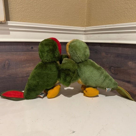 New With Tags Vintage Dakin 1981 Plush Hugging "Love Birds" Nature Babies 11" - Picture 5 of 10